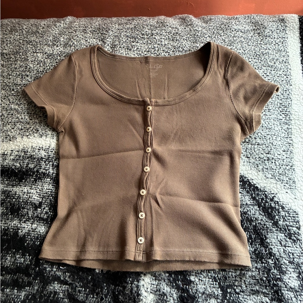 John galt scoop neck top, one size